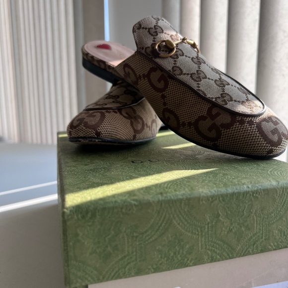 Gucci Princetown GG Canvas Slippers – Size 40 - Picture 1 of 2
